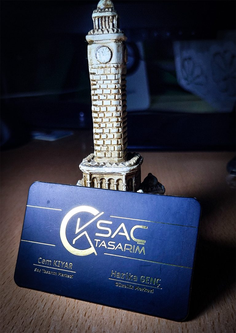 İzmir Altın Yaldızılı Kartvizit