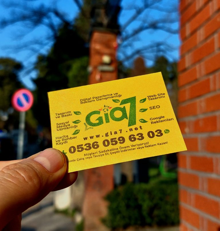 İzmir Kartvizit Altın Yaldızlı Kartvizit