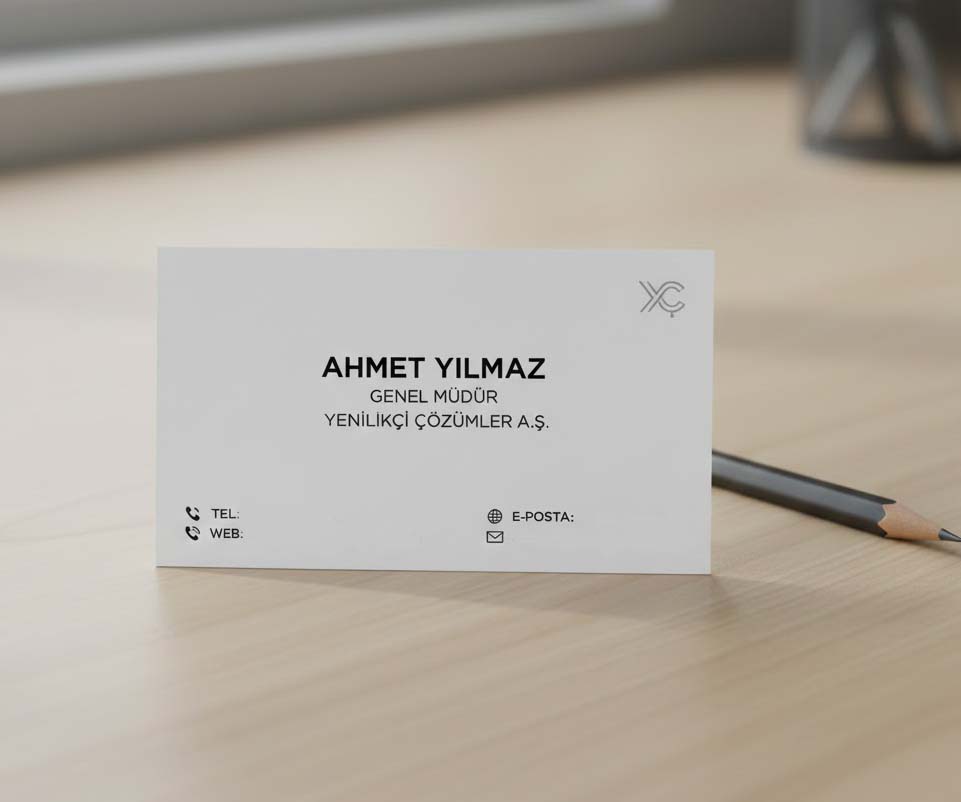 Standart Kartvizit - Kartvizit Çeşitleri