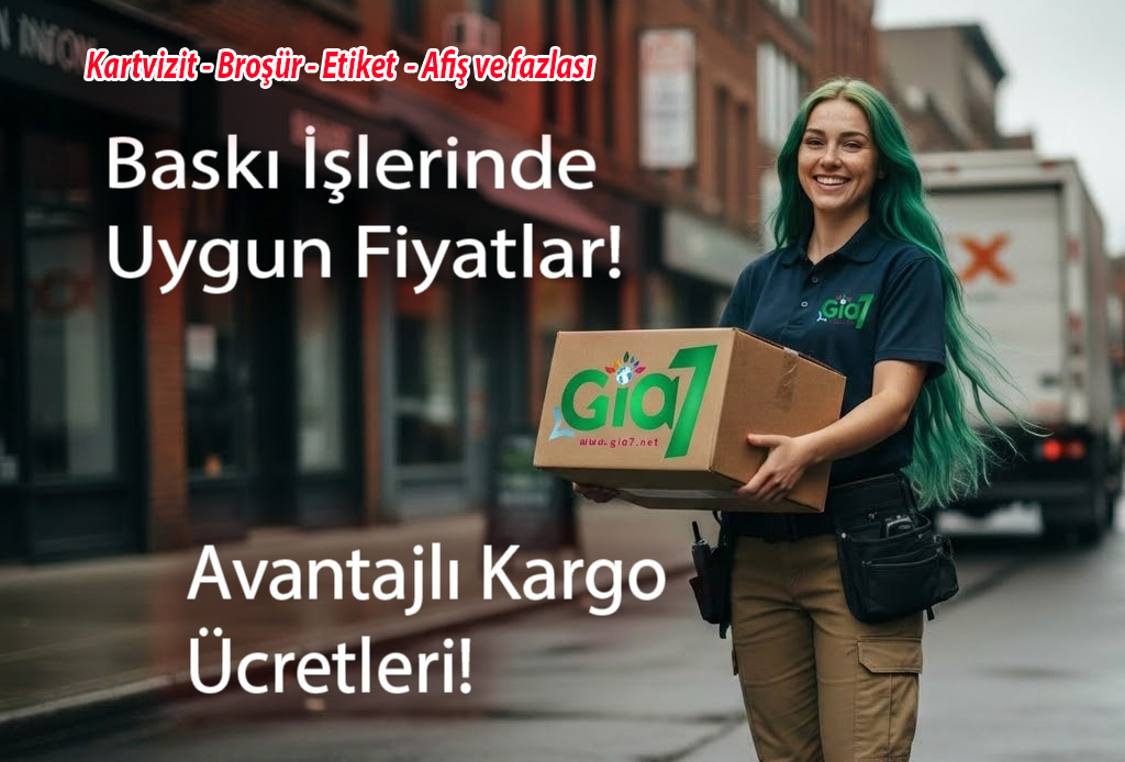 Gia 7 ile avantajlı baskı ve kargo