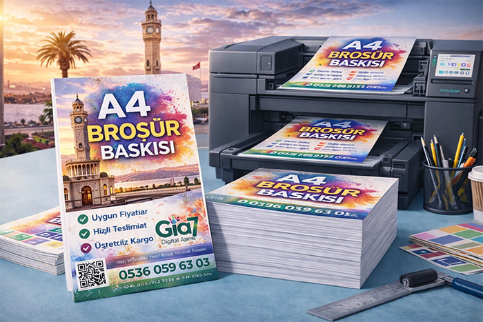 İzmir A4 Broşür Baskı