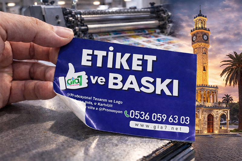 İzmir Etiket Baskısı / İzmir Yapışkanlı Etiket Baskısı