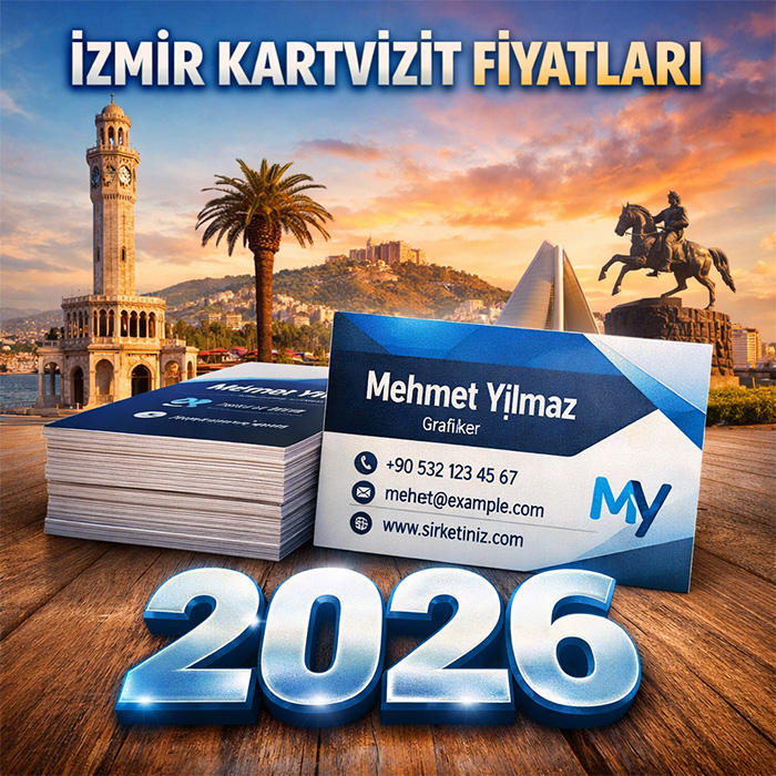 İzmir Kartvizit Baskı fiyatları 2026