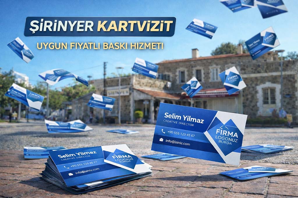 İzmir Buca Şirinyer Kartvizit baskı