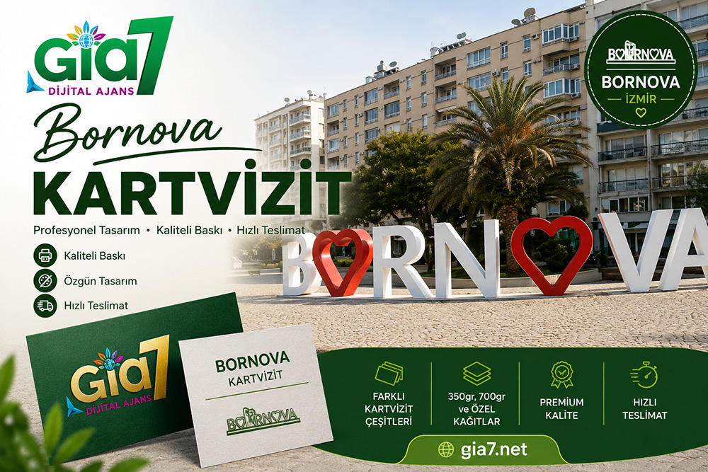 Bornova Kartvizit Baskı ve Bornova Kartvizit Bastırma Hizmeti