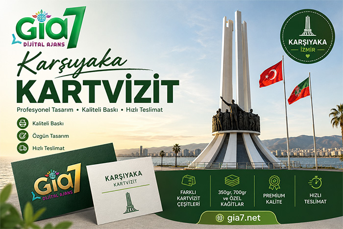 Karşıyaka Kartvizit Baskı ve Karşıyaka Kartvizit Bastırma Hizmeti