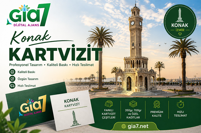 Konak Kartvizit Baskı ve Konak Kartvizit Bastırma Hizmeti